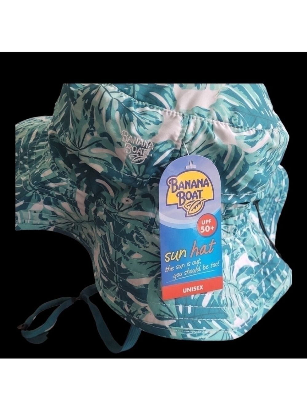 BANANA Boat | Unisex Sun Hat Blue Palms OS - Picture 5 of 16